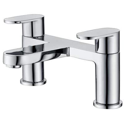 Compact Round Bath Filler in Chrome - RAK Ceramics