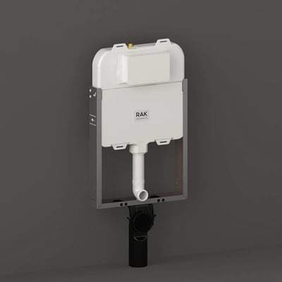 Ecofix 8cm Slimline Hidden Cistern with Metal Frame for Wall Hung WC - RAK Ceramics