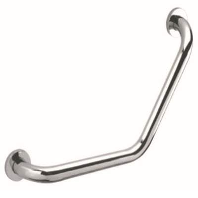 Angled Grab Rail in Chrome - RAK Ceramics