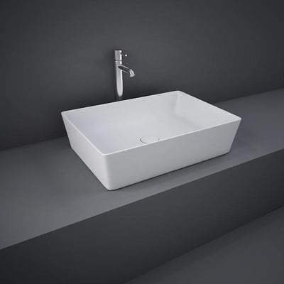 Feeling 50cm Rectangular Counter Top Wash Basin - All Colours - RAK Ceramics