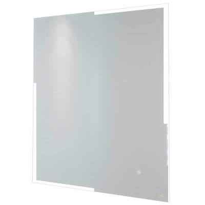 Citrine 600mm x 800mm LED Illuminated Portrait Mirror with Demister, Shavers Socket and Touch Sensor Switch - RAK Ceramics