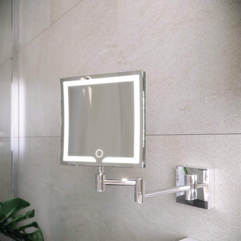 Demeter LED Illuminated 3x Magnifying Mirror with Touch Sensor Switch - All Styles - RAK Ceramics