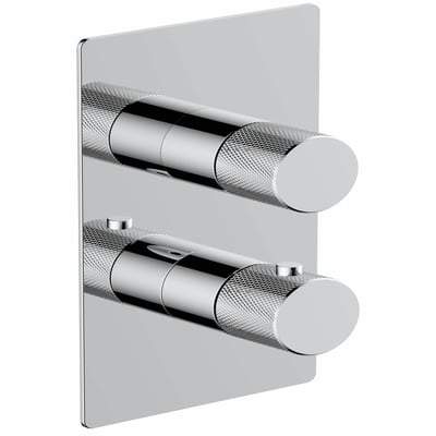 RAK-Amalfi Single Outlet, 2 Handle Thermostatic Concealed Shower Valve - All Colours - RAK Ceramics