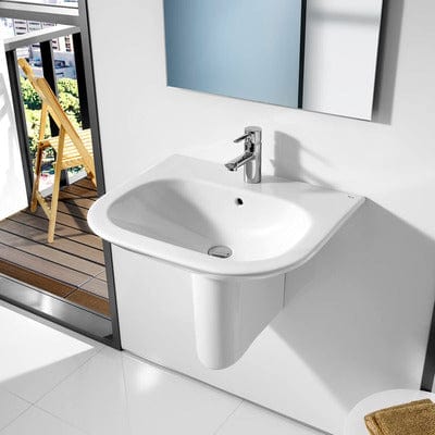 Nexo Wall Hung Cloakroom Basin 1 Tap Hole - Roca