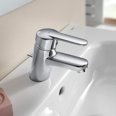 Victoria V2 Chrome Smooth Body Basin Mixer Tap - Roca