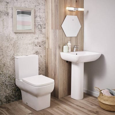 Bella Close Coupled Toilet - Aqua