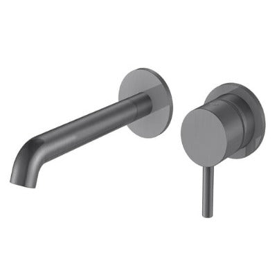 Mineral Wall Mounted Basin Mixer - Aqua