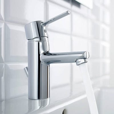 Targa Chrome Smooth Body Basin Mixer Tap - Roca