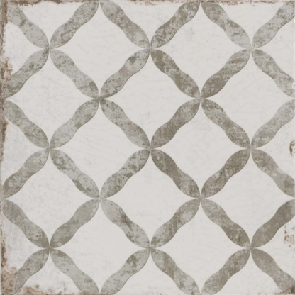 Garcia Trellis Grey Matt Porcelain Wall & Floor Tile 200mm x 200mm (15 per Box)
