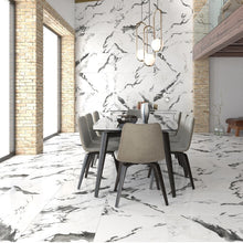 Load image into Gallery viewer, Panda Marble Effect Gloss White / Black - All Sizes
