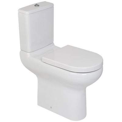 Compact Close Coupled Dual Flush Cistern in Alpine White - RAK Ceramics