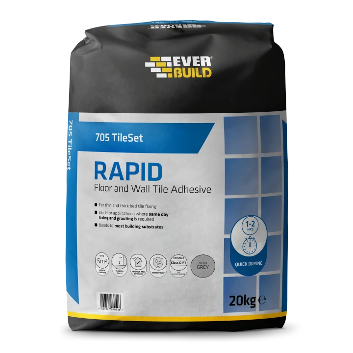 705 Rapid Set Tile Mortar x 20 Kg