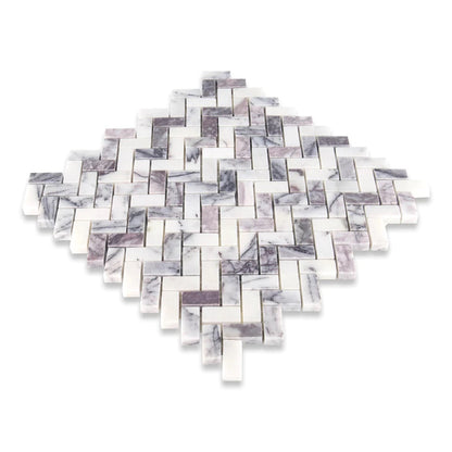 Calacatta Viola Marble Mosaic 15x30 Polished Tiles