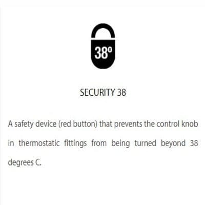 Loft Chrome 1/2" Built-In Thermostatic Bath/Shower Mixer - Roca