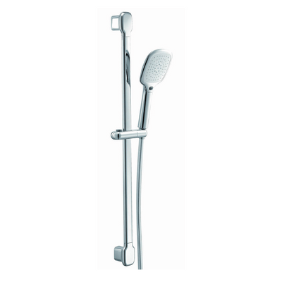 Dream Slide Rail Kit w/ Chrome Hose and 3 Jet Hand Shower - Aqua