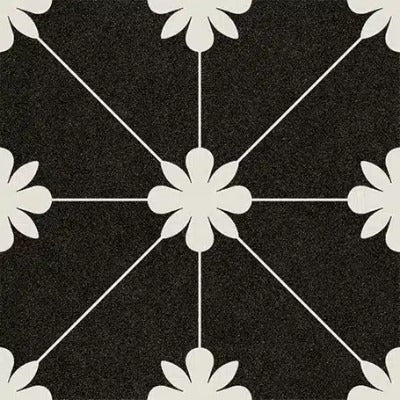 Tuban Porcelain Matt Wall and Floor Tile - Antracita 200mm x 200mm (Free Sample)