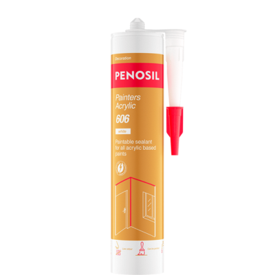 Penosil Painters Acrylic Caulk 606 x 300ml - White (Box of 24)