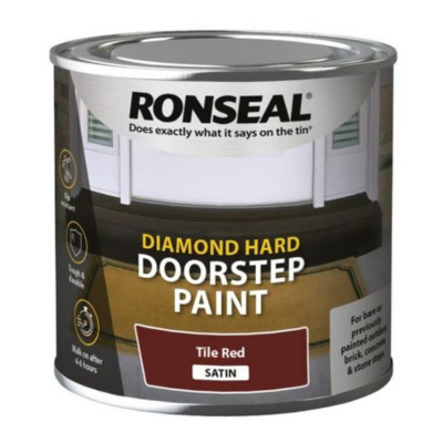 Ronseal Diamond Hard Doorstep Paint Red - 250ml