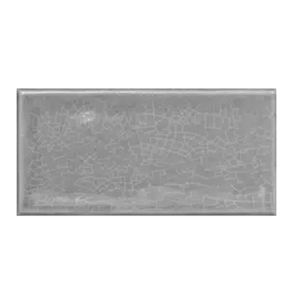 Abbey Gris Ceramic Glass Crackle Effect Wall Tile 75mm x 150mm (40 per Box)