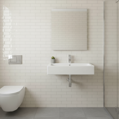 Camden Ceramic Gloss Blanco Wall Tile 200mm x 100mm (50 per Box)