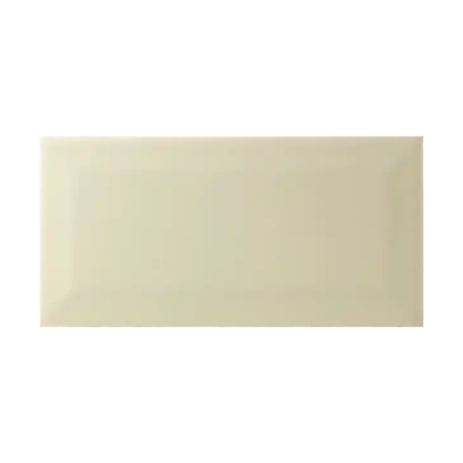 Mini Metro Gloss Cream Bevel Decor 200mm x 100mm (50 per Box)