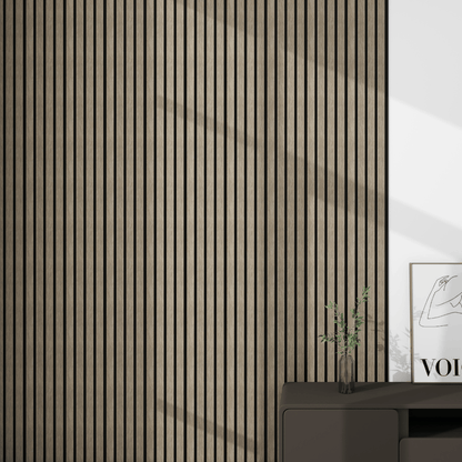 SplashPro Narrow Slat Wall Panel 2400mm x 200mm x 12mm - All Colours - The Wood Wall Panel Company Wall Panel
