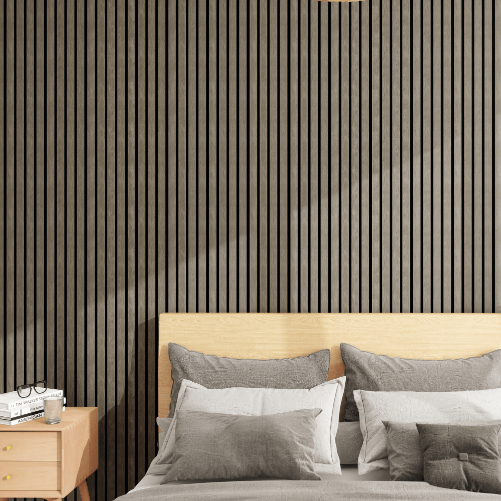 SplashPro Wide Slat Wall Panel 2400mm x 315mm x 7mm - All Colours - The Wood Wall Panel Company