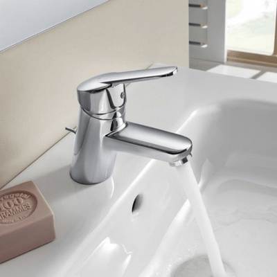 Victoria V2 Chrome Basin Mixer Tap With Pop-Up Waste - Roca