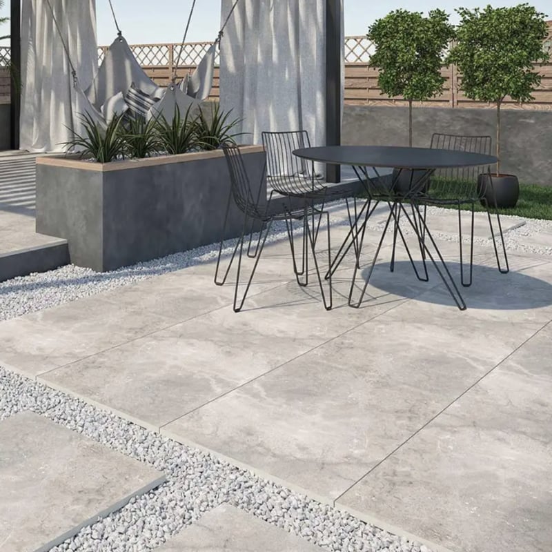 Burlington 900 x 600mm Porcelain Outdoor Paving Tile - All Colours