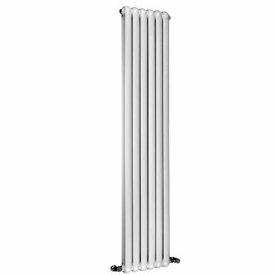 Adare Vertical Steel Designer Wall-Mounted Radiator - All Sizes - Aqua