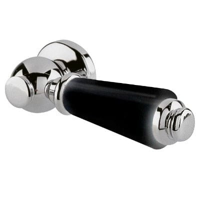 Black Ceramic Handle WC Lever - Bayswater