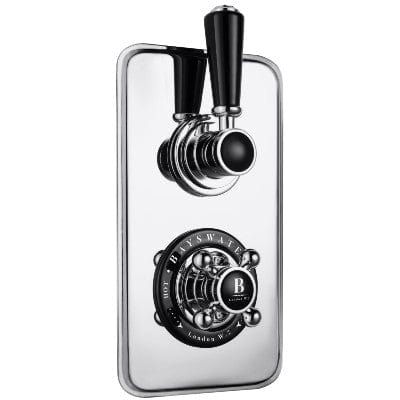 Concealed Shower Valve - Black Trim - Bayswater
