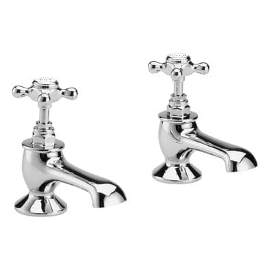 White Bath Taps - Bayswater