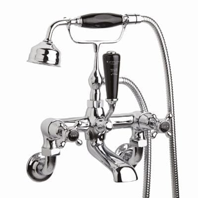 Bayswater Black Wall Mounted Bath Shower Mixer - Bayswater