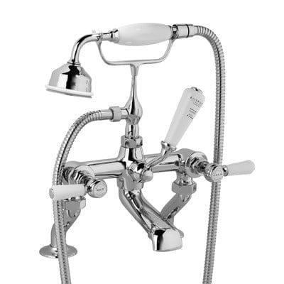 Hex Deck Mounted Bath Shower Mixer - Bayswater