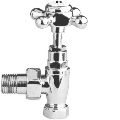 Angled Crosshead Radiator Valve (Pair) - Bayswater