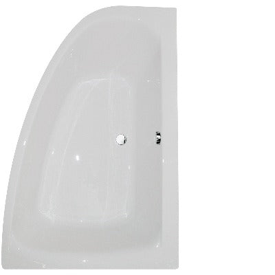 Cloud Offset Corner Bath - 1500 x 1000mm - Aqua