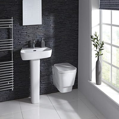 Cubix Wall Hung Toilet (suitable for cistern & frame packs) - Aqua