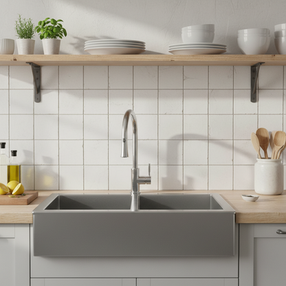 Garcia Vintage White Matt Porcelain Wall & Floor Tile 200mm x 200mm (15 per Box)