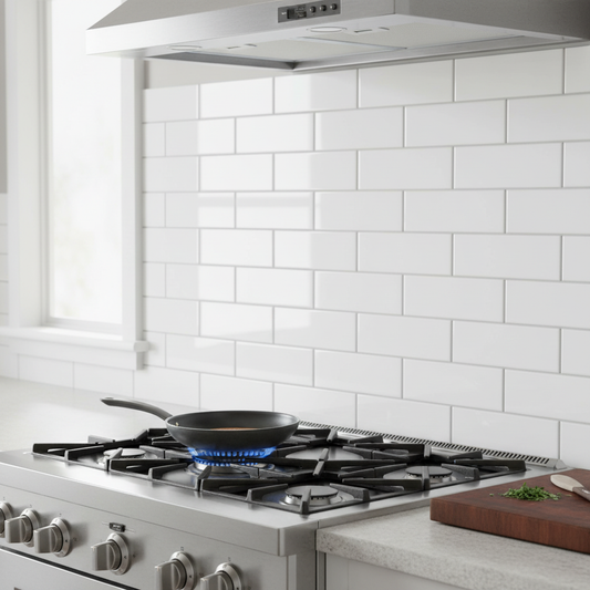 Matt White Matt Ceramic Wall Tile - All Sizes