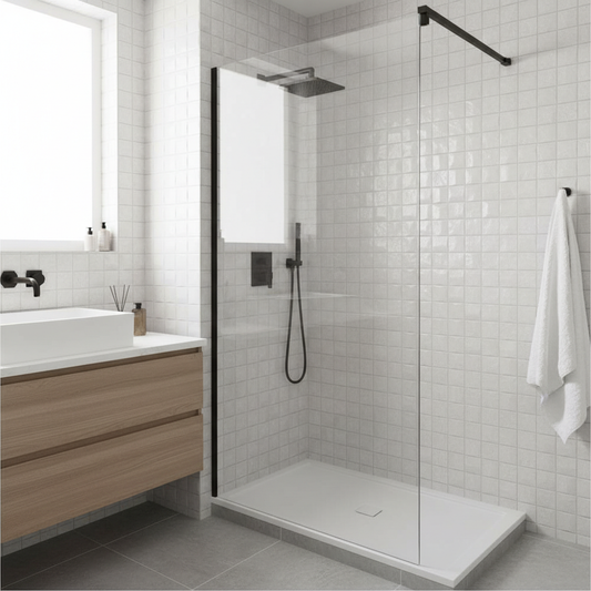 Polesden Art Decor Matt Ceramic Cream Wall Tile 500mm x 250mm (8 per Box)