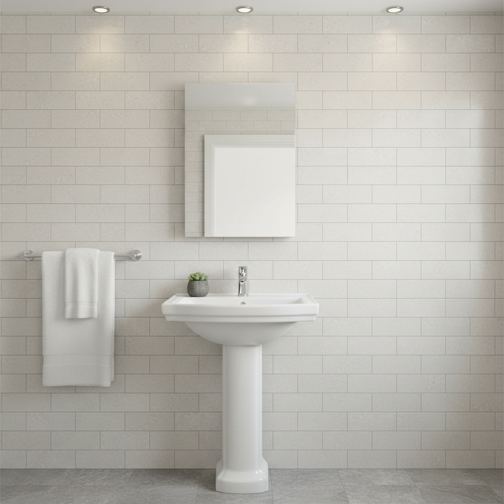 Polesden Cream Matt Ceramic Wall Tile 500mm x 250mm (8 per Box) - Shop ...