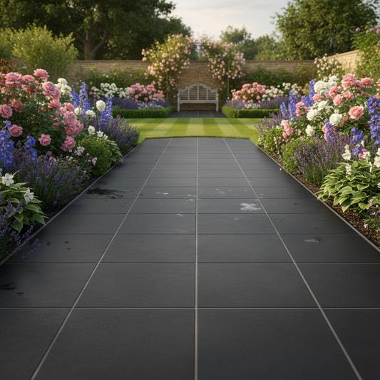 Quarry Black Matt Wall & Floor Tile 150mm x 150mm (22 per Box)