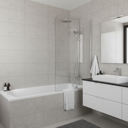 Rock Grey Matt Ceramic Wall & Floor Tile 600mm x 600mm (3 per Box)