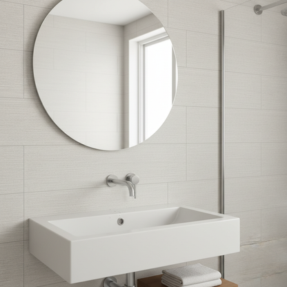 Veronica Grey Linear Décor Matt Ceramic Wall Tile 300mm x 600mm (7 per Box)