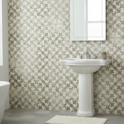 Zayda Sage Matt Ceramic Wall & Floor Tile 450mm x 450mm (5 per Box)