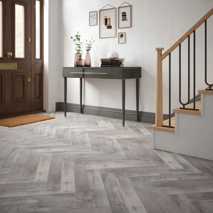 Daintree Grey Matt Porcelain Wall & Floor Tile 98mm x 593mm (15 per Box)