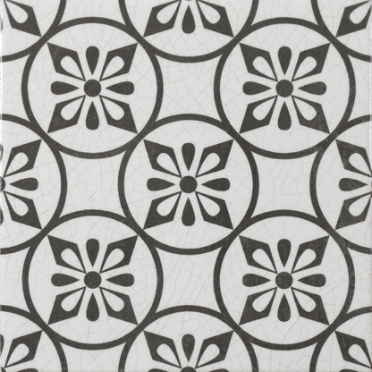 Garcia Petal Grey Matt Porcelain Wall & Floor Tile 200mm x 200mm (15 per Box)