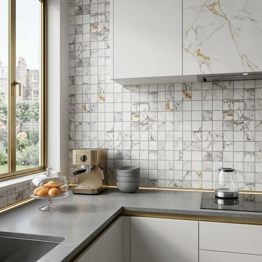 Camille Matt Porcelain Mosaic 300mm x 300mm (6 per Box)