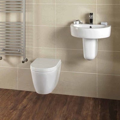Emme Semi Pedestal - Aqua